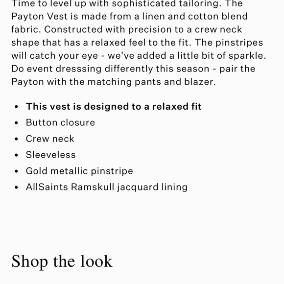 All Saints Payton Vest - Picture 5 of 14